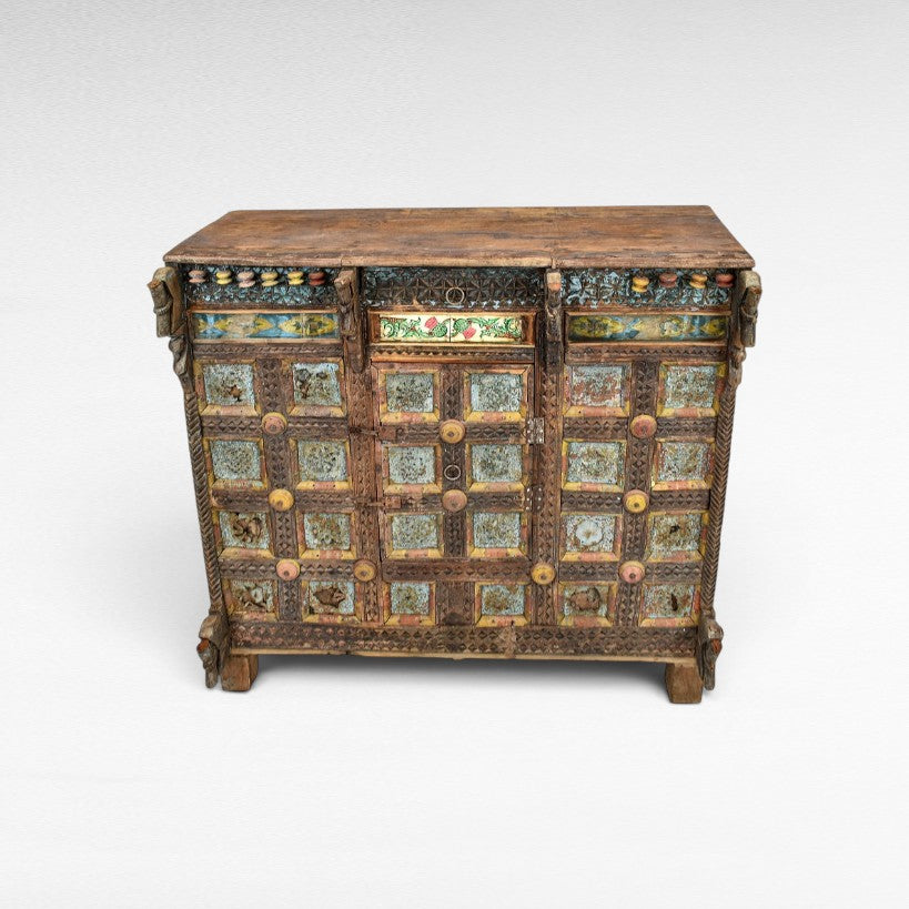 TEAK WOOD BUFFET W127 |D50 |H120 CM