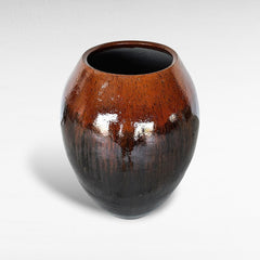 PLANTER WITH GLAZE FINISH - Chora Mykonos