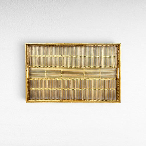 BAMBOO TRAY NATURAL 80X50X8CM