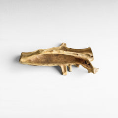 DECOR TRAY WOOD NATURAL 85x45x25cm - Chora Mykonos