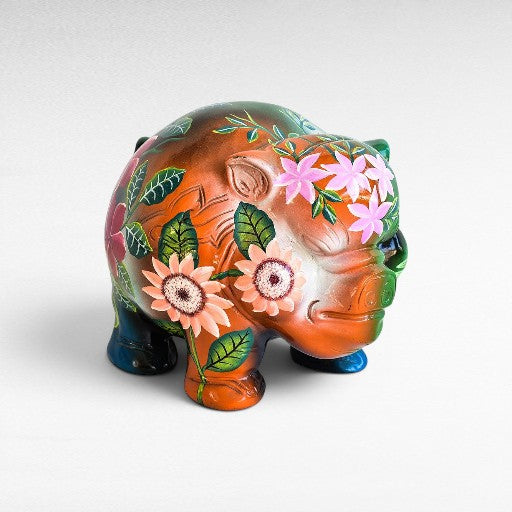 PIG FLOWER DECORATION 45x30x35cm - Chora Mykonos