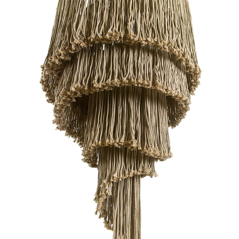 ROPE LAMP SHADE SPIRAL