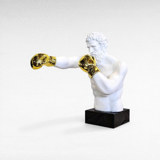 DECORATIVE MALE FIGURE MARBLE AND RESIN 33x56cm - Chora Mykonos