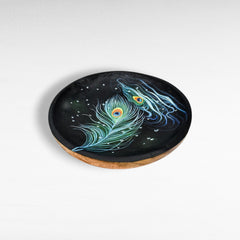 HANDPAINTED TEAK BOWL - Chora Mykonos