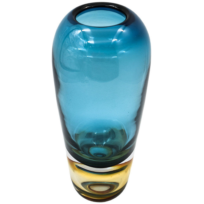 CRYSTAL BLUE VASE