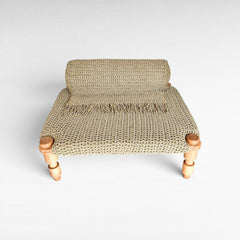 SOFA ROPE & WOOD NATURAL 120x105 x70 - Chora Mykonos