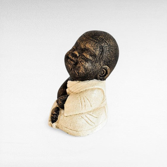 CLOSED EYES CHILD SHAOLIN H.20 CM - Chora Mykonos