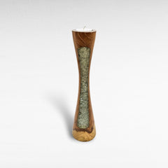CANDLE TEAK WOOD - Chora Mykonos