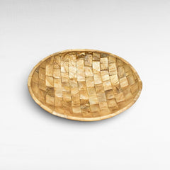 TRAY GOLDEN ROUND - Chora Mykonos