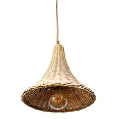 BAMBOO PENDANT LIGHT BELL SHAPE 32x32x35cm - Chora Barefoot Luxury Living