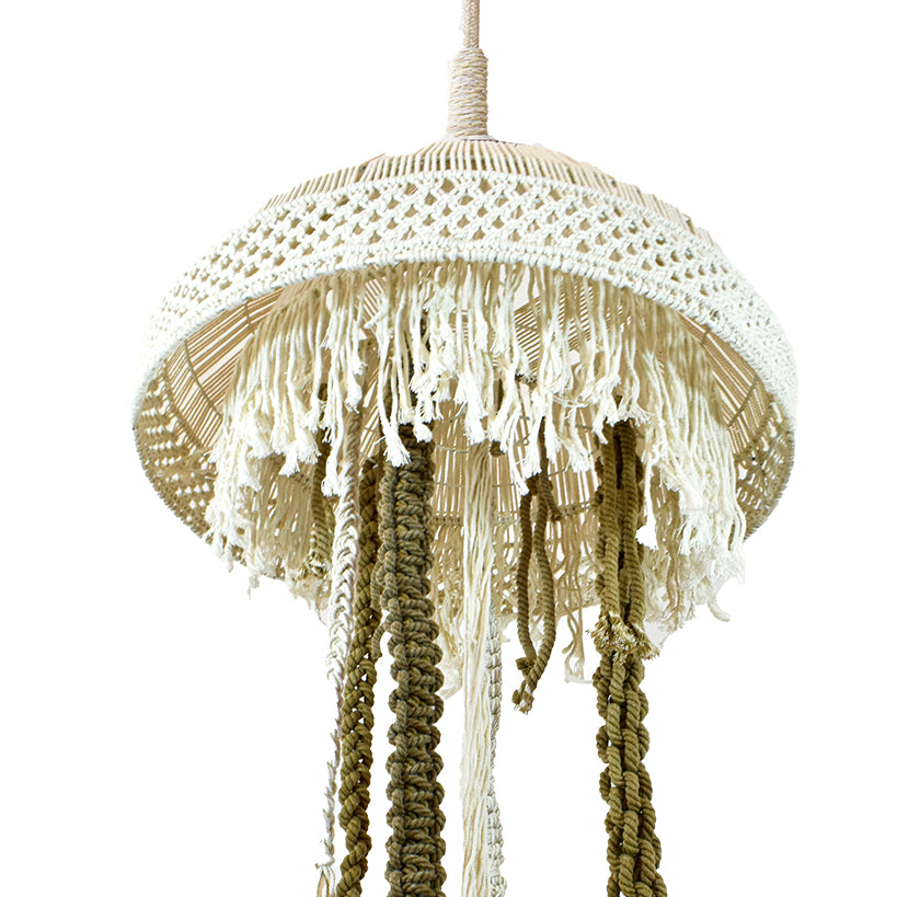 60CM Macrame Jellyfish Light