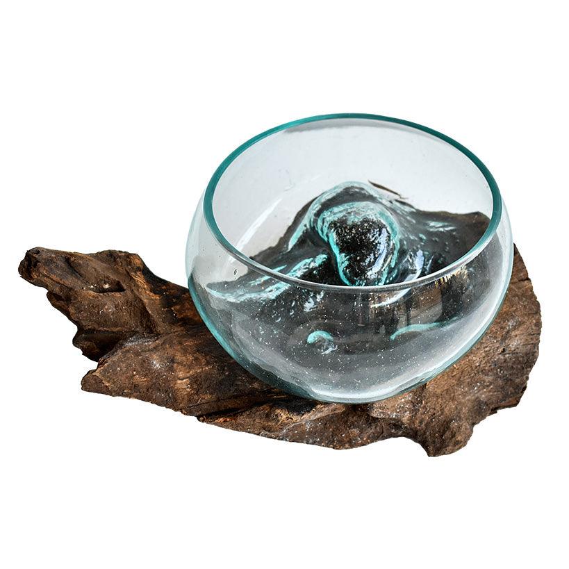 STAND BOWL GLASS - Chora Barefoot Luxury Living