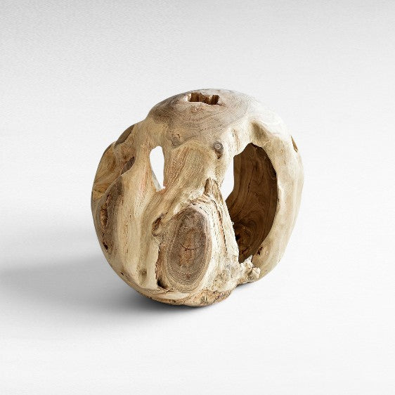 TEAK BALL ROOT BLEACH 50x50