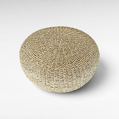 POUF NATURAL 80CM - Chora Mykonos