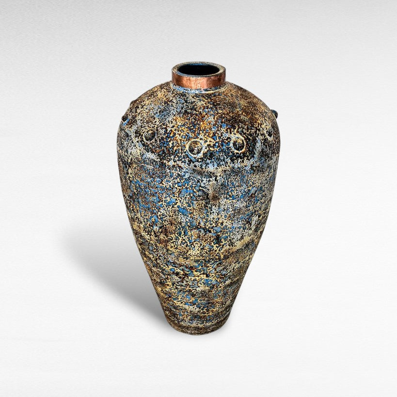 CIEL POT WITH COOPER RING - Chora Mykonos