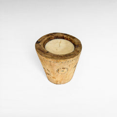 CANDLE TEAK WOOD - Chora Mykonos