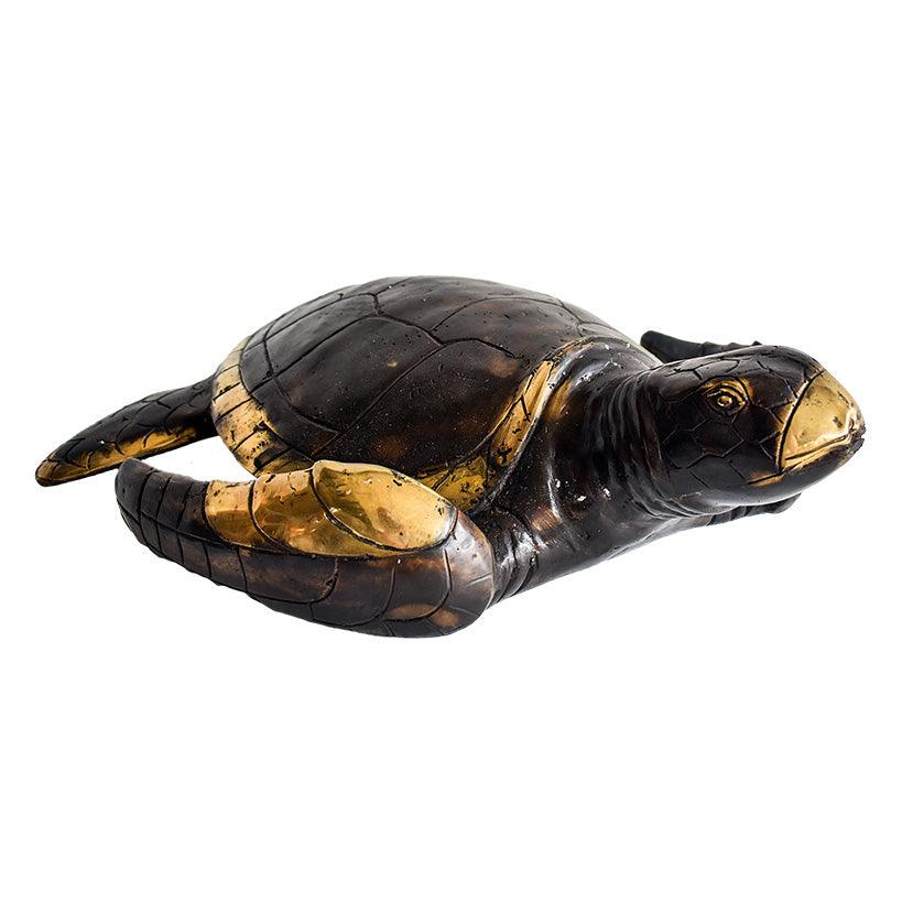 Brass Turtle Decoration - Chora Barefoot Luxury Living