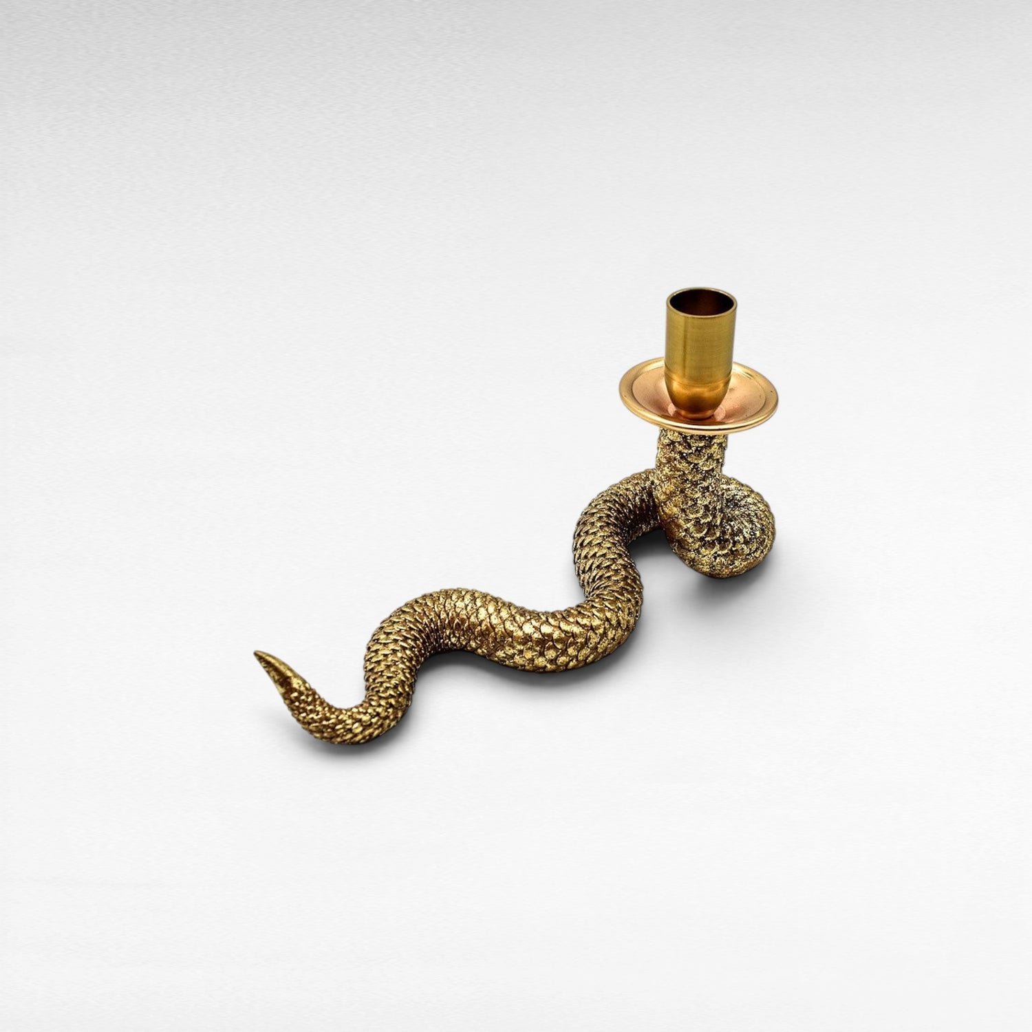 CANDLE HOLDER SNAKE - Chora Mykonos