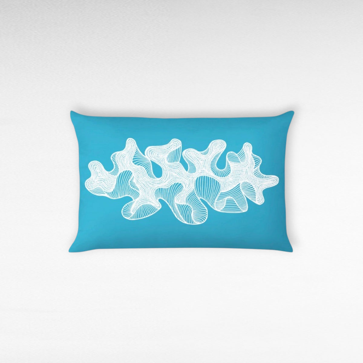 PILLOW ALCYONIIDAE BOLD TURQUOISE W50 |D35 CM