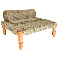 SOFA ROPE & WOOD NATURAL 120x105 x70 - Chora Mykonos