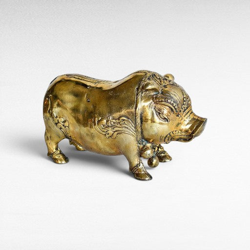 Gold Brass Piglet - Chora Barefoot Luxury Living