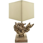 WOODEN TABLE LAMP 57x35x33cm