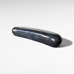 FIBER AND CEMENT DOWN TO EARTH BENCH BLACK - Chora Mykonos