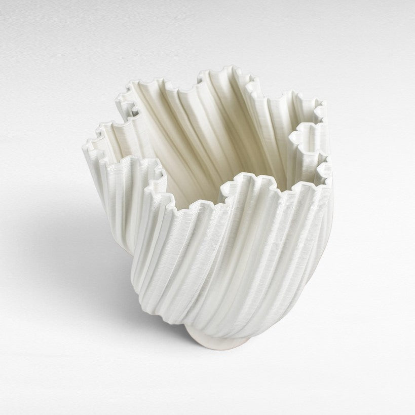 PLEATED VASE