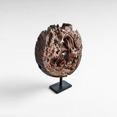 DECORATIVE STAND BLACK - Chora Barefoot Luxury Living