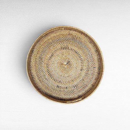 TRAY RATTAN SET OF 3 - Chora Mykonos