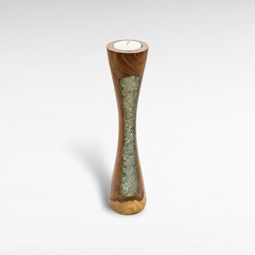 CANDLE TEAK WOOD - Chora Mykonos