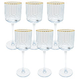 AEGEAN WAVE GLASSES SET OF 6