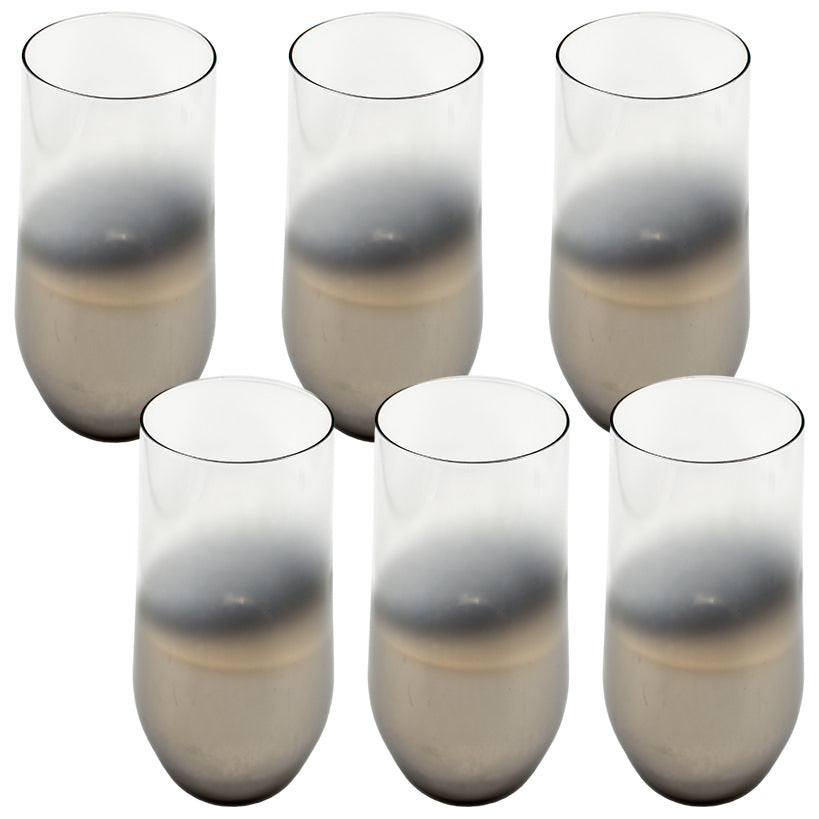 MIRROR GLASS SET OF 6