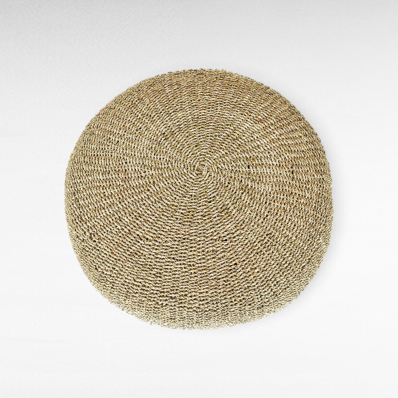 POUF NATURAL 100cm - Chora Mykonos