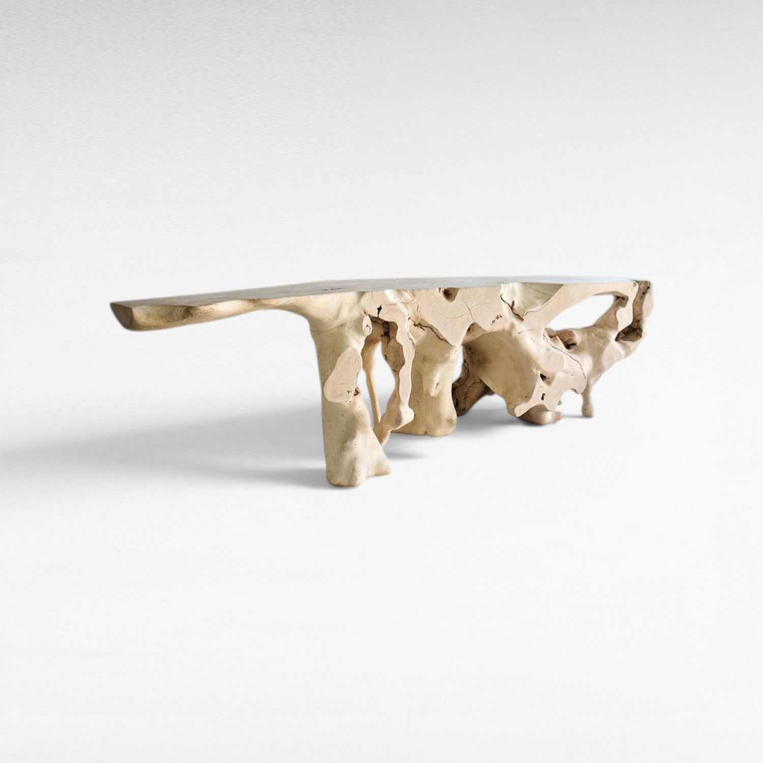 CONSOLE BLEACH MAHOGANY - Chora Mykonos