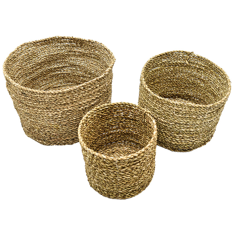 SEAGRASS SET OF 3 NATURAL COLOR