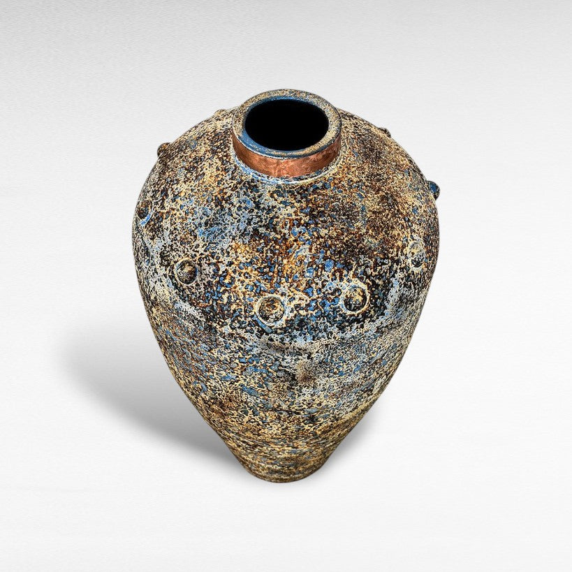 CIEL POT WITH COOPER RING - Chora Mykonos