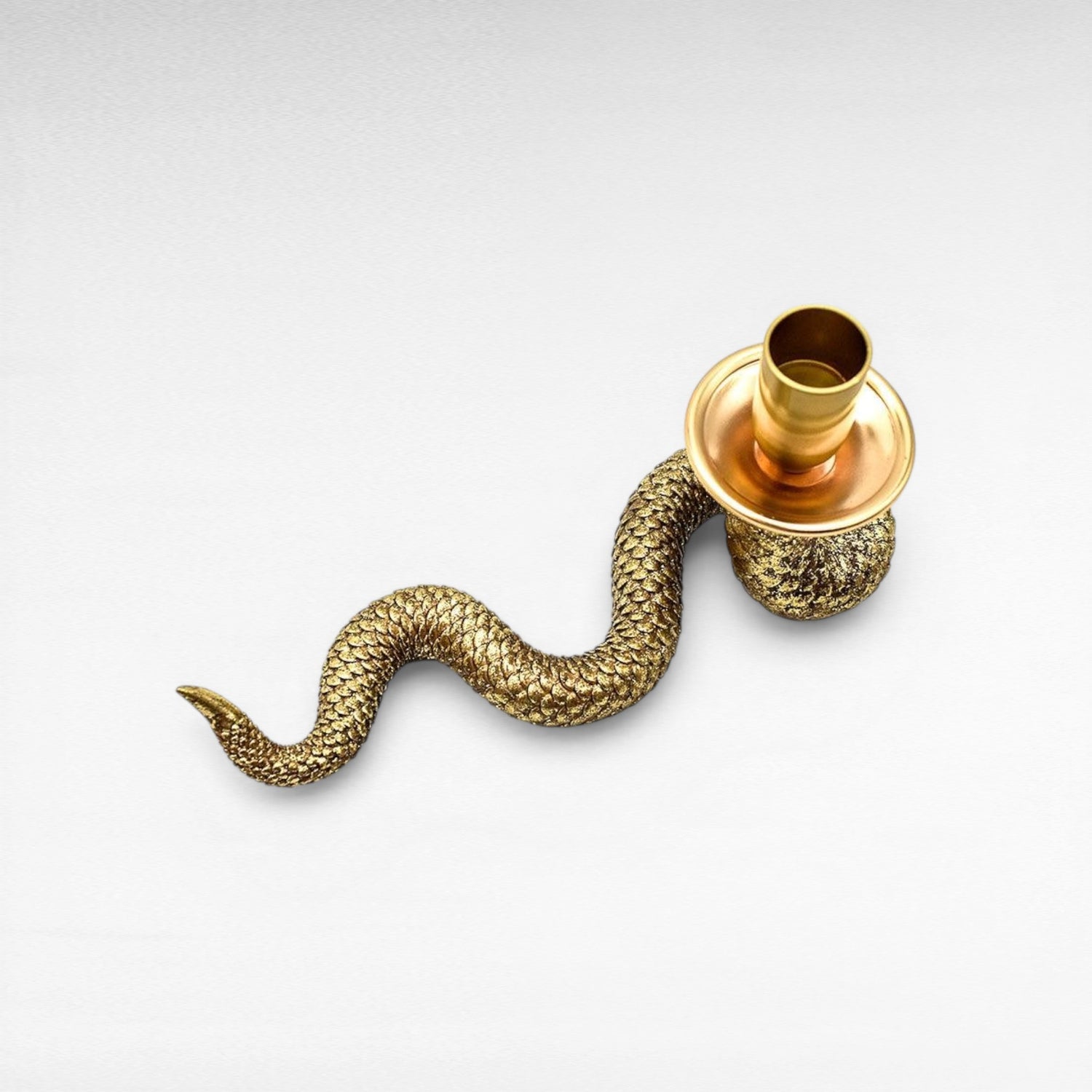 CANDLE HOLDER SNAKE - Chora Mykonos