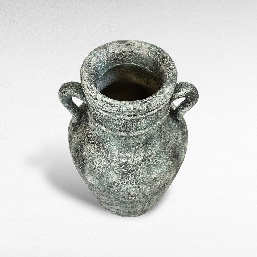 TERRACOTA ANTIQUE GREY POT W35 |D35 |H55 CM