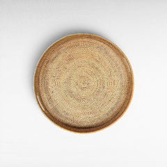 TRAY RATTAN SET OF 3 - Chora Mykonos