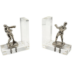 BOXER BOOKEND ACRYLIC WITH SHINY NICKEL FINISH - Chora Mykonos