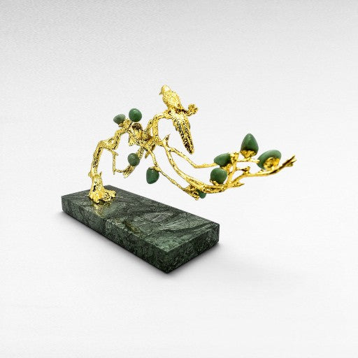 SINGING BIRD ON JADE TREE