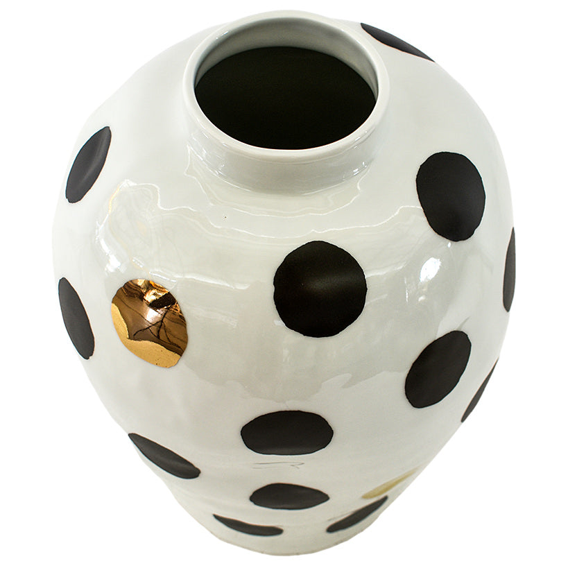 POLKA DOTS MEDIUM VASE