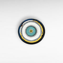 HANDPAINTED TEAK BOWL - Chora Mykonos