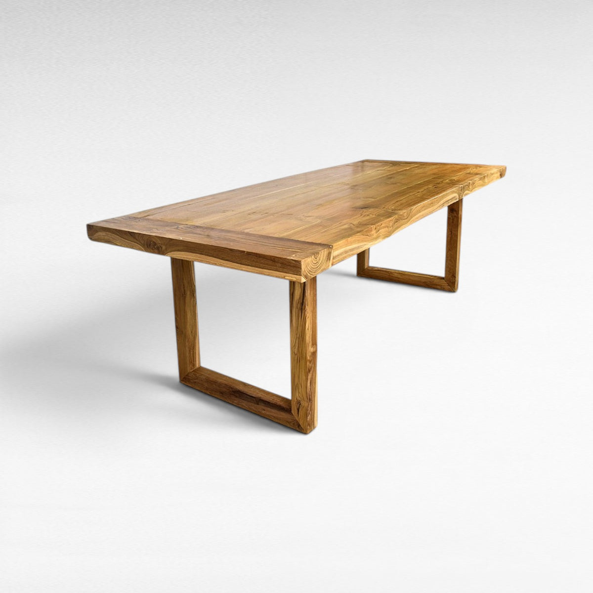 TEAK WOOD DINING TABLE L230 |W100 |H80 cm