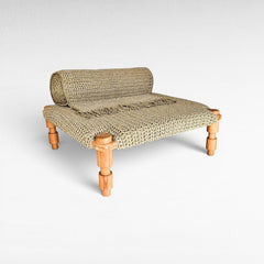 SOFA ROPE & WOOD NATURAL 120x105 x70 - Chora Mykonos
