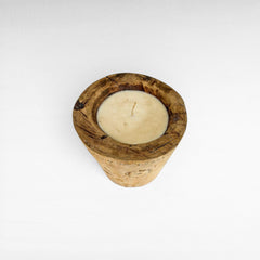 CANDLE TEAK WOOD - Chora Mykonos