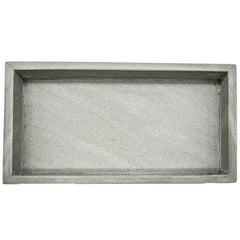 GREY TRAY 27x14x5cm - Chora Mykonos