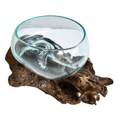 STAND BOWL GLASS - Chora Barefoot Luxury Living