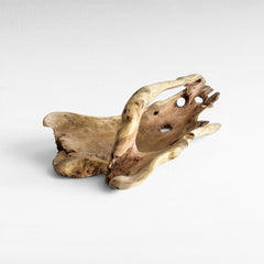 DECOR TRAY WOOD NATURAL 75x35x20cm - Chora Mykonos
